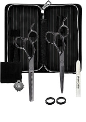  Olivia Garden SilkCut PRO Matt Black 2er Set Links 
