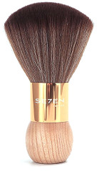  Se7en Styles Goldfarbene Halsb&uuml;rste aus Holz 