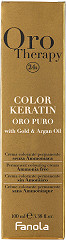  Fanola Oro Puro Therapy Color Keratin 6.6 Dunkelblond Rot 100ml 