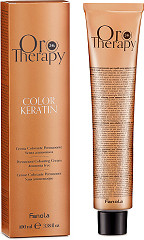  Fanola Oro Puro Therapy Color Keratin 5.606 Hellbraun Warmes Rot 100ml 