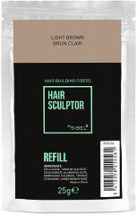  Hair Sculptor Haarverdichtungsfasern Nachfüllpackung Hellbraun 25 g 