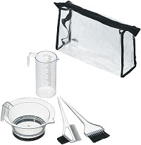 Comair Färbe-Zubehör-Set 5-teilig transparent