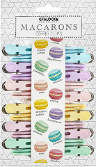 Efalock Macarons Combi-Clip Pastell sortiert
