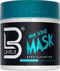 L3VEL3 Mud Scrub Mask 500 ml