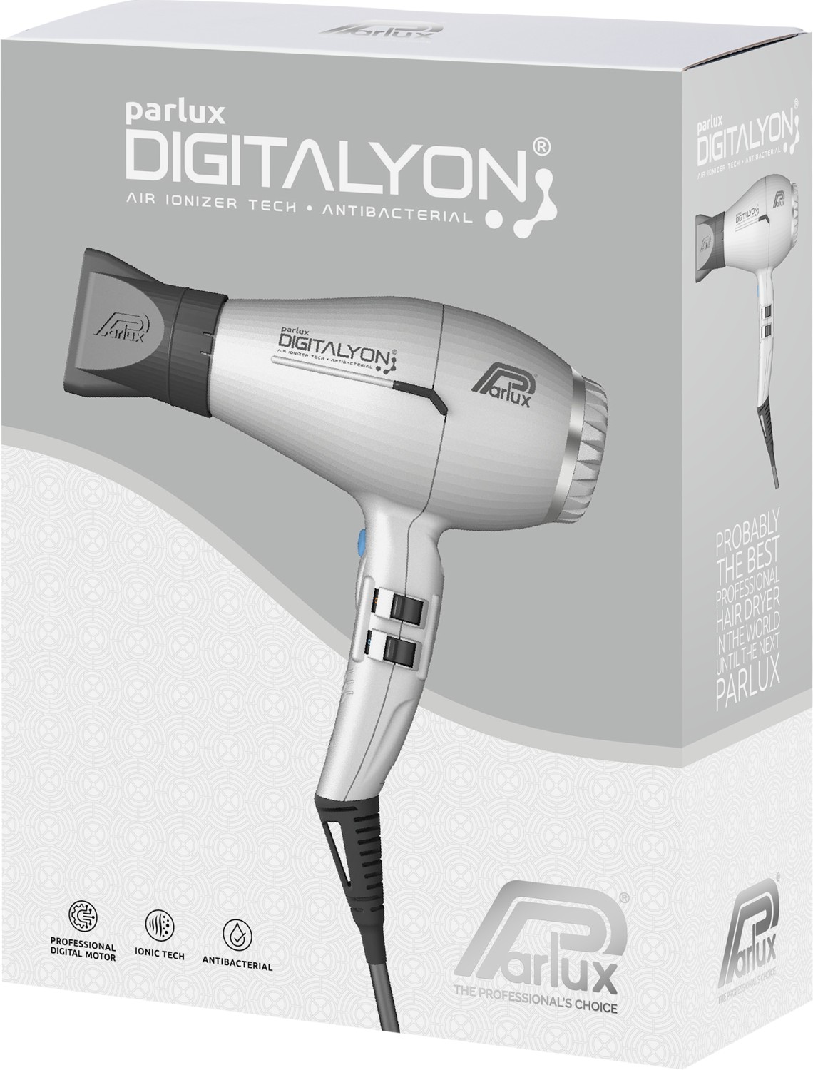  Parlux Digitalyon Silber Standard 
