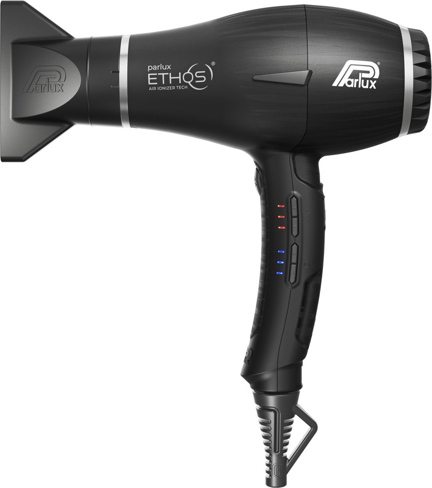  Parlux Ethos Schwarz mit Softstyler "Magic Sense" 