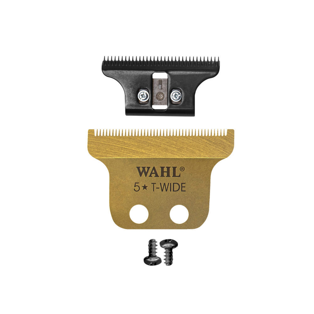  Wahl Professional Detailer T-Wide Blade Gold Titanium 