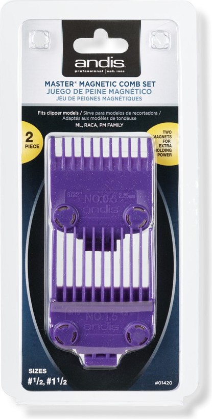  Andis Master Magnetic Comb Set - Dual Pack 