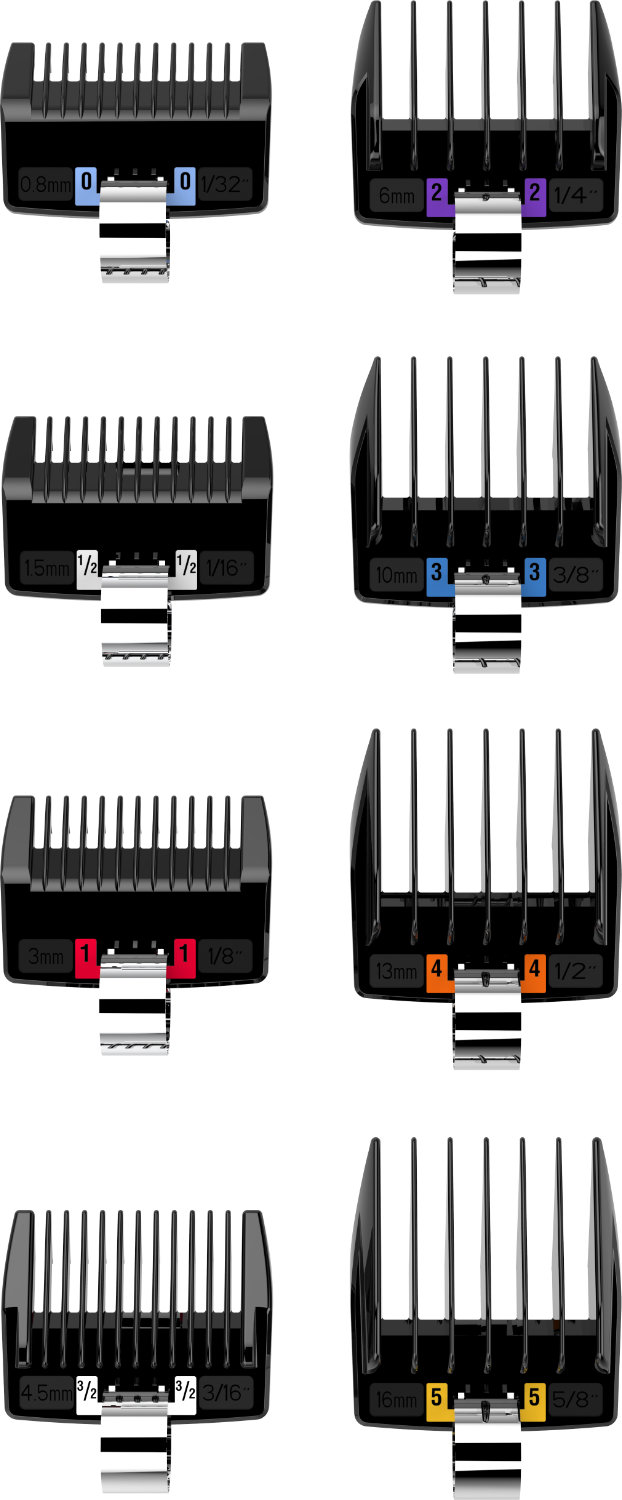  JRL Clipper Aufsteckk&auml;mme Set Guard 3 