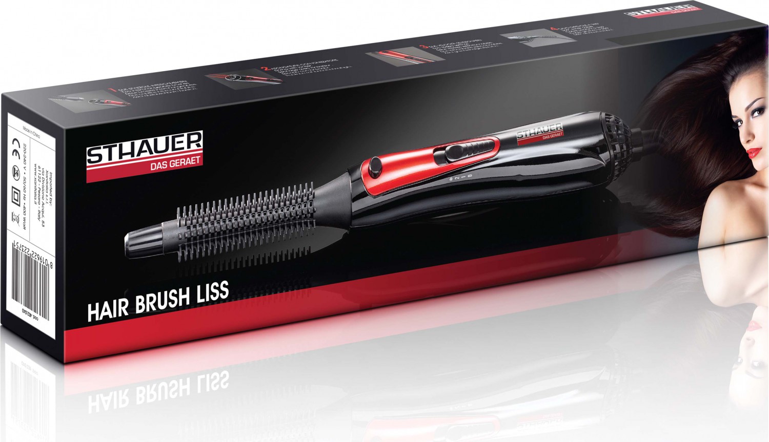  XanitaliaPro Haarb&uuml;rste Liss &Oslash;16mm/ &Oslash;20mm von Sthauer 