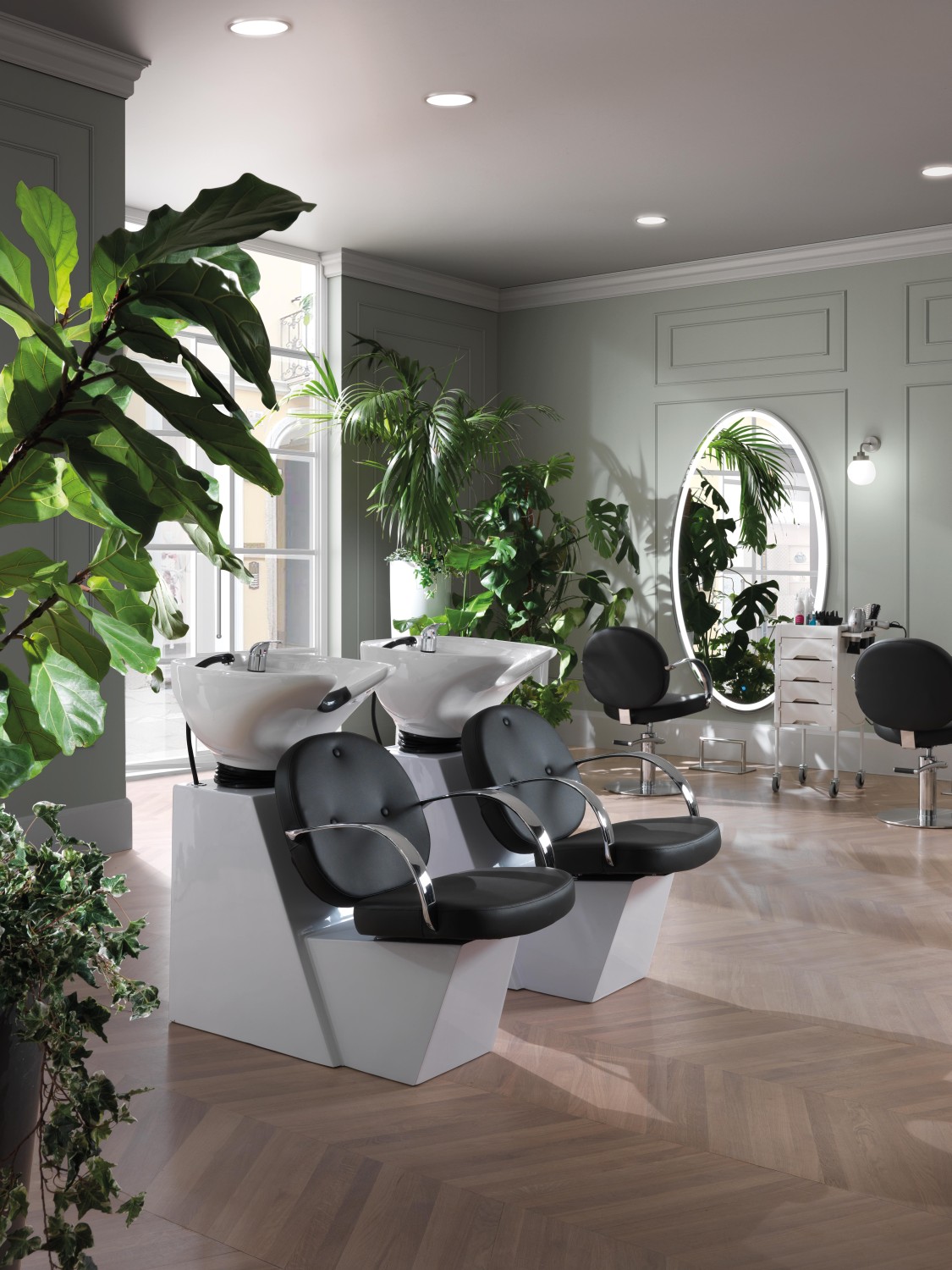  XanitaliaPro Colette R&uuml;ckw&auml;rtswaschbecken Wei&szlig; 