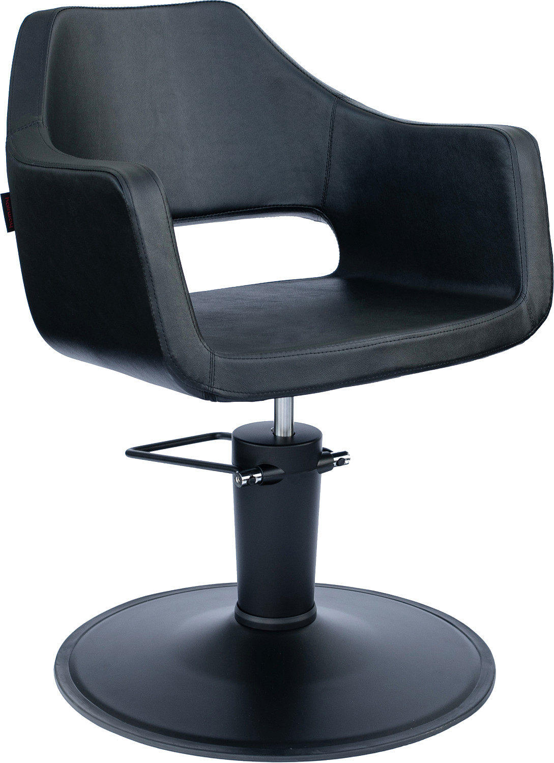  Hairway Friseustuhl "Neo Black" schwarz matt 