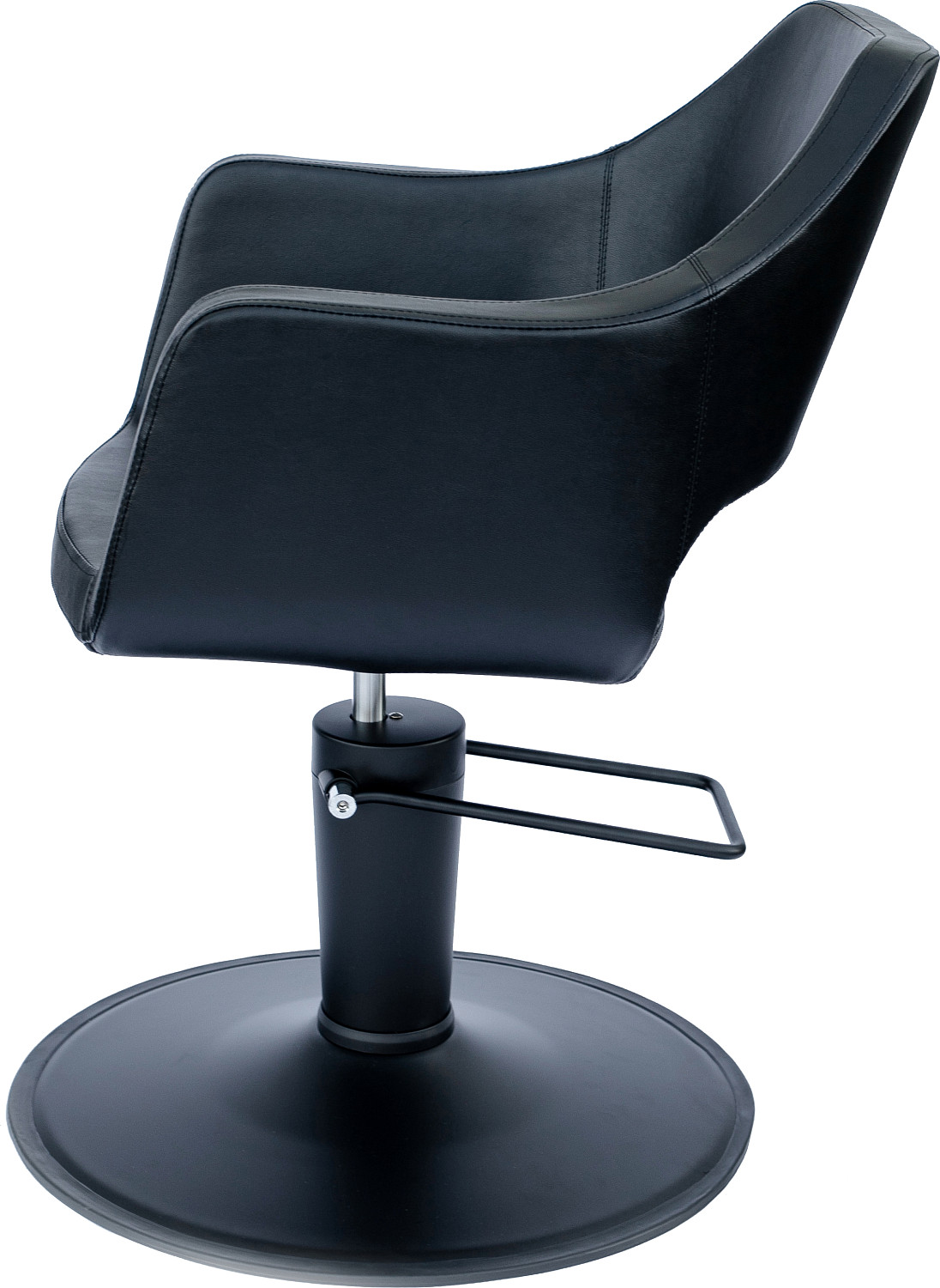  Hairway Friseustuhl "Neo Black" schwarz matt 