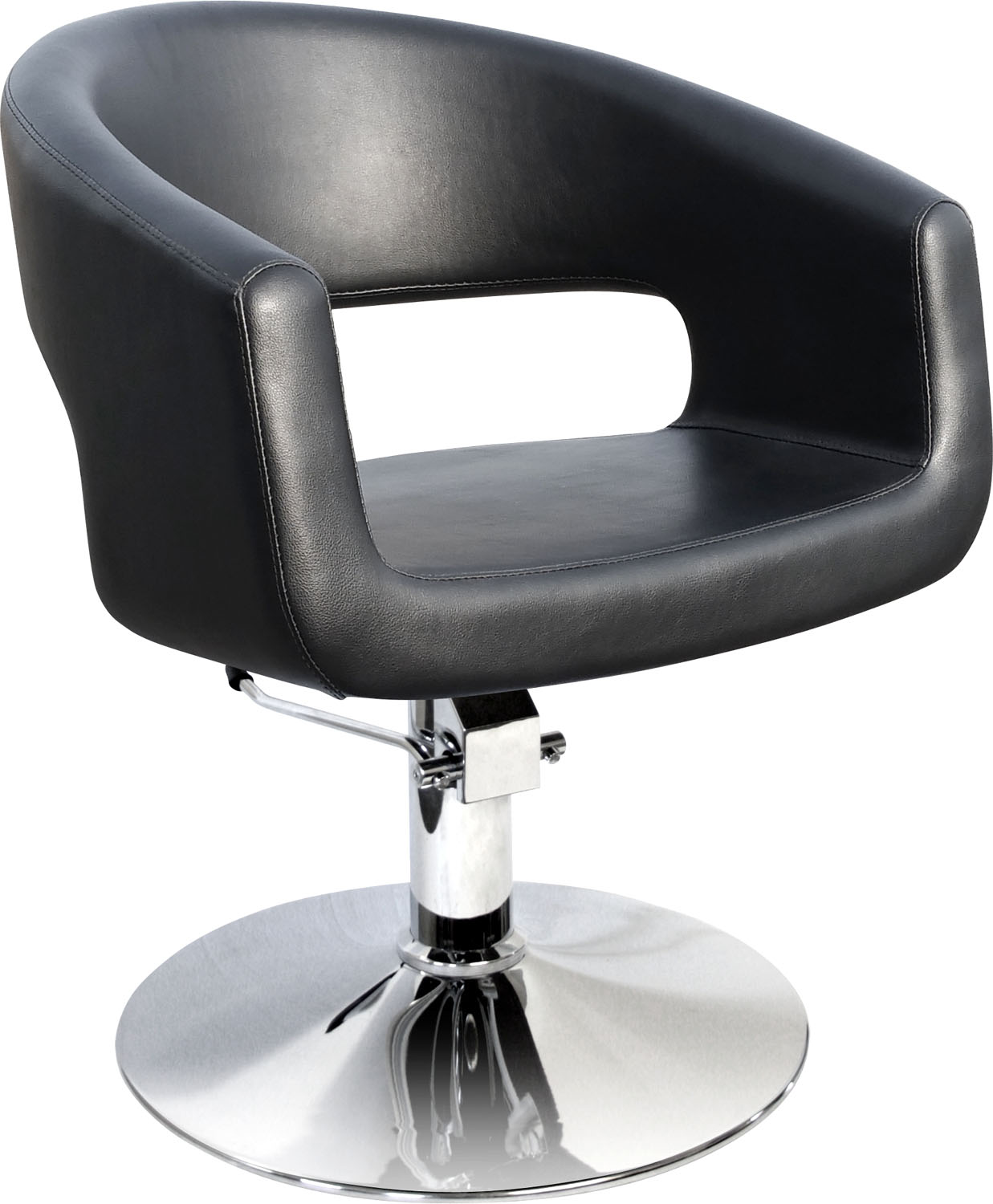  Hairway Friseurstuhl "Retro&rdquo; schwarz 