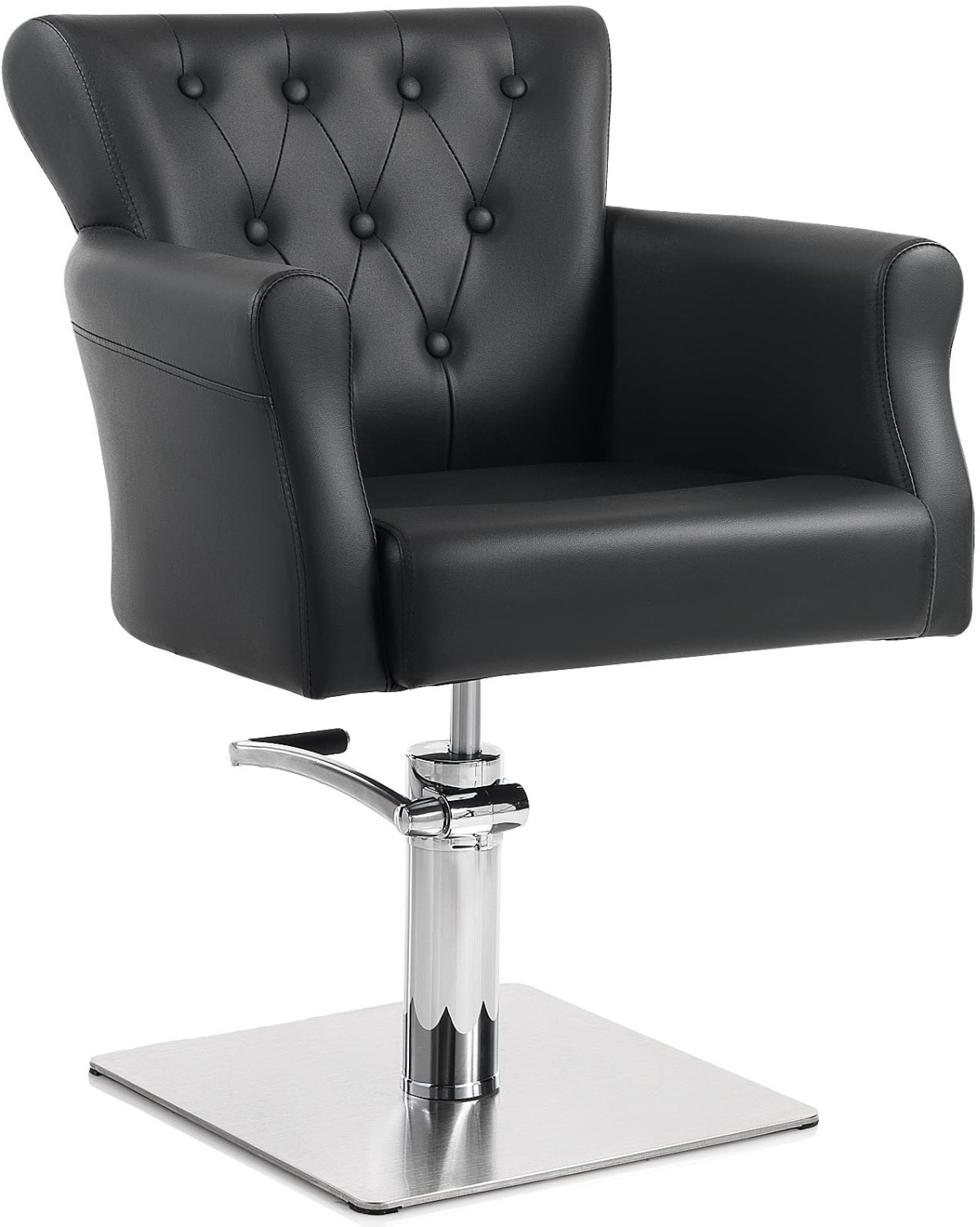  XanitaliaPro Hair Throne Friseurstuhl mit quadratischer Basis 