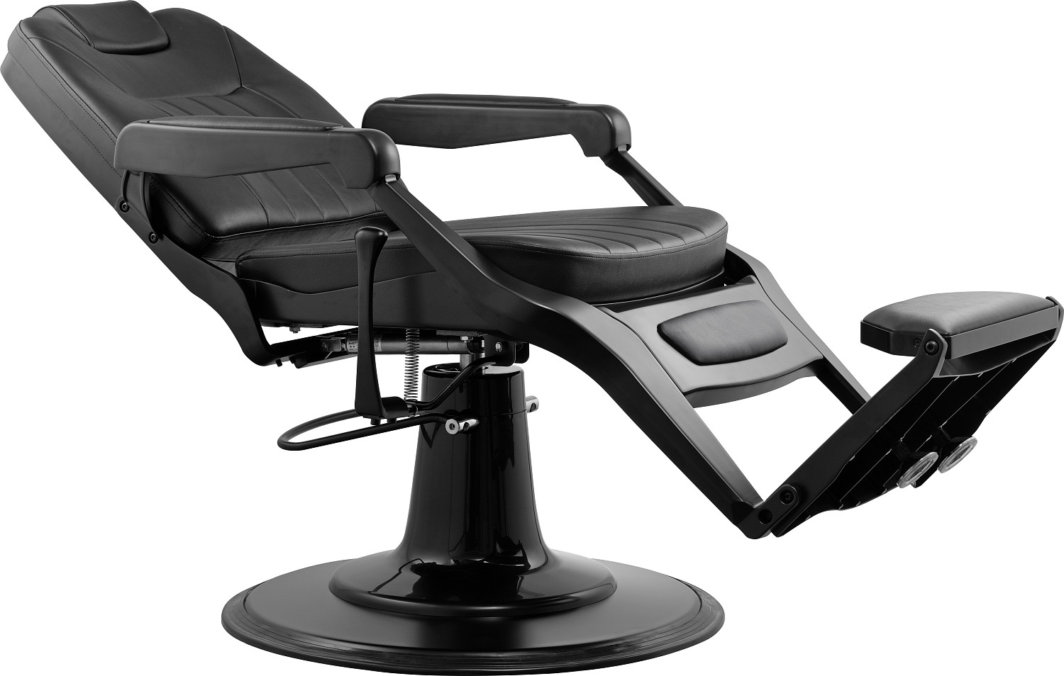  Hairway Barberstuhl Nero Schwarz 