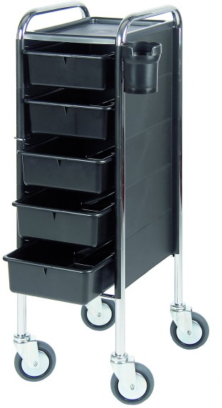  Efalock Piccolo 84/5 schwarz mit High Wheels 