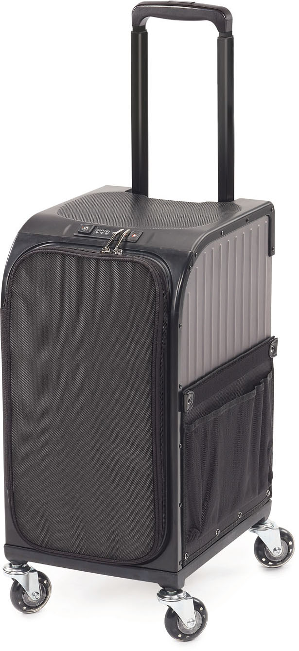  Sibel RollerCoaster Stoolcase Rollhocker - Koffer / Titanium 
