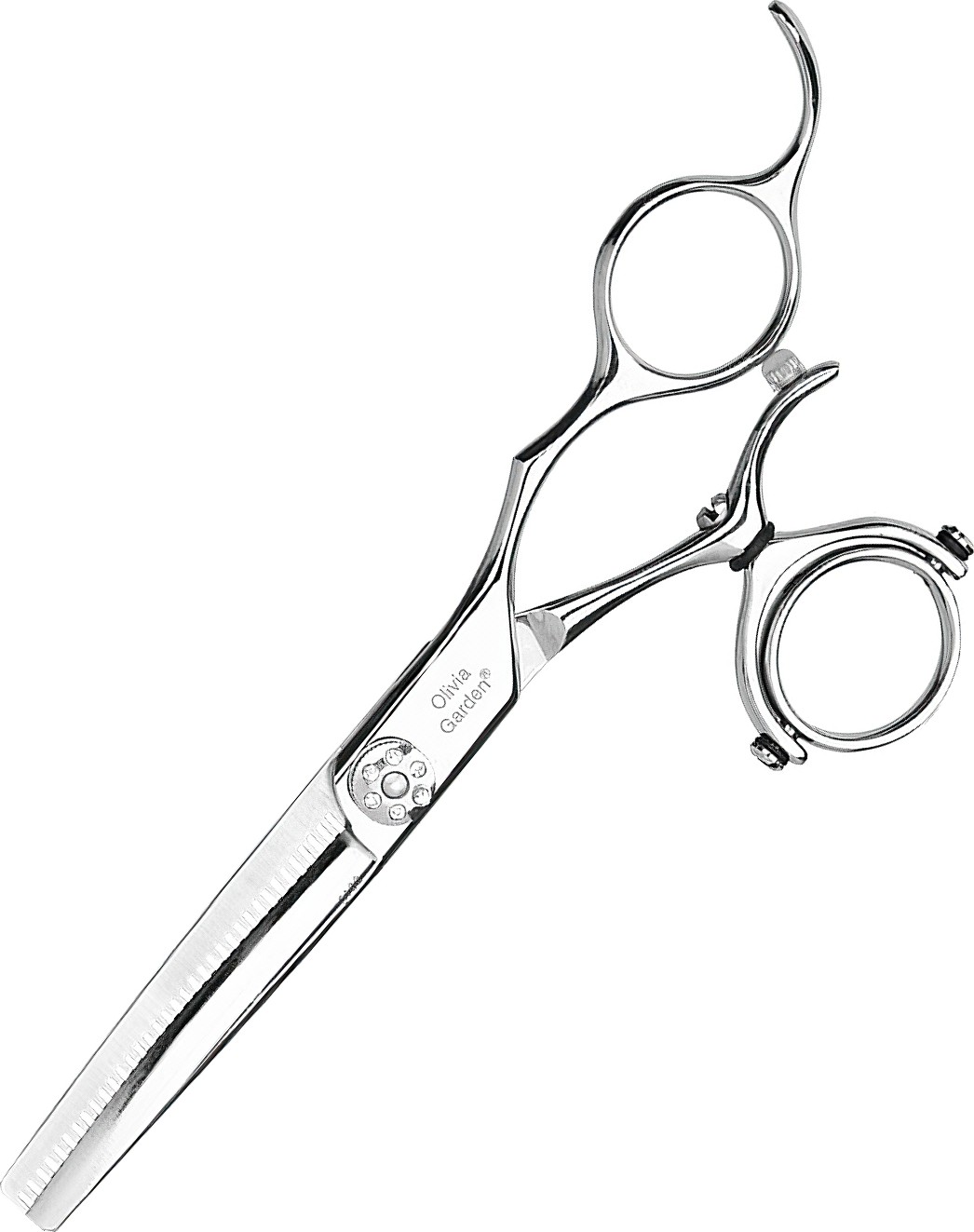  Olivia Garden Swivel Cut Recht Effilierschere 35 Z&auml;hne Europa 