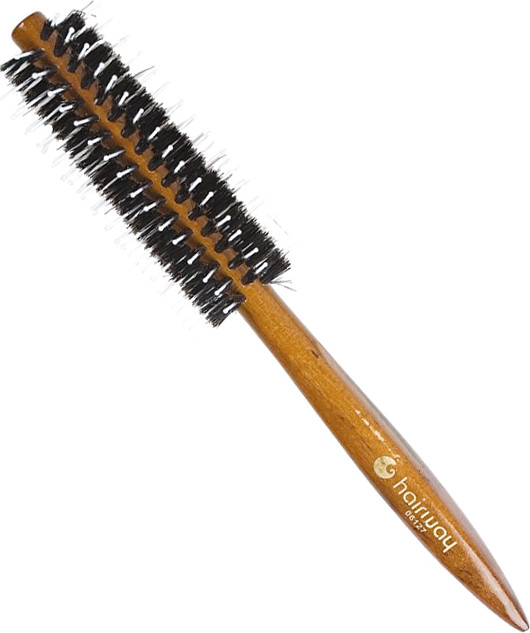  Hairway Rundb&uuml;rste &bdquo;Glossy Wood&rdquo; 12/46 mm 