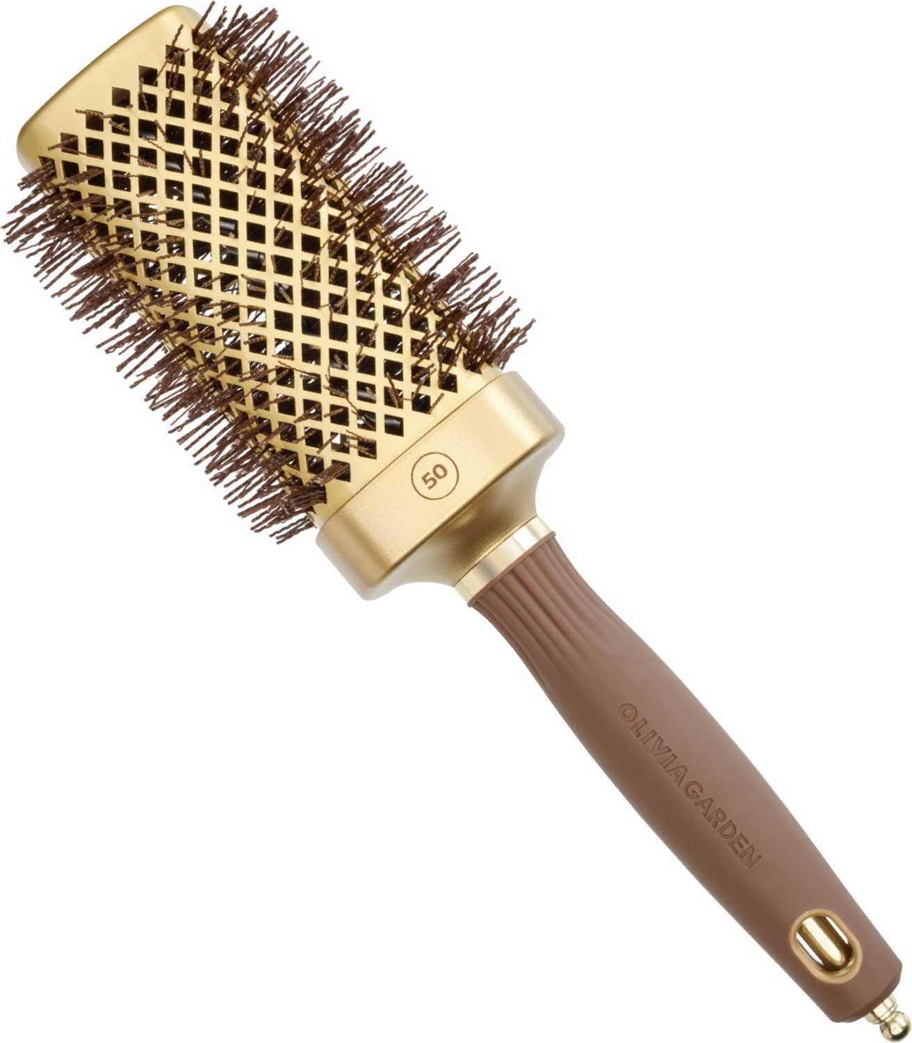  Olivia Garden Expert Blowout Straight Gold & Braun 50 mm 
