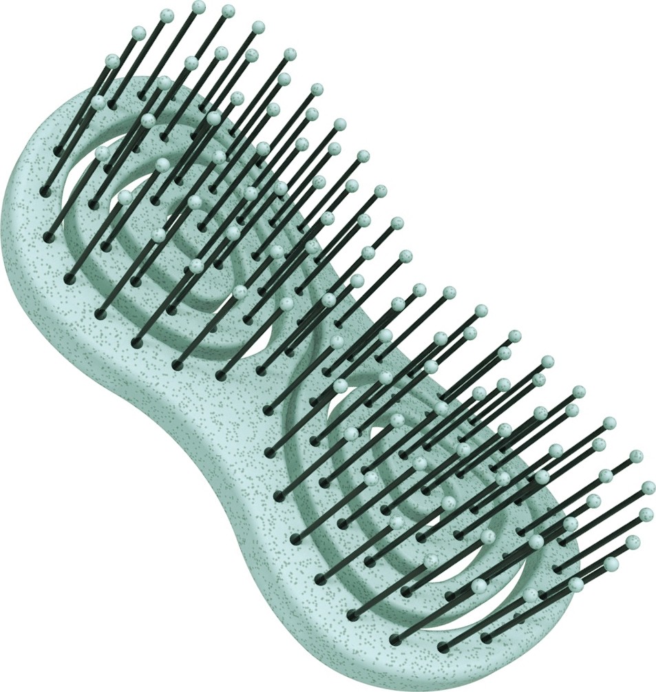  Hairway Wellness-Haarb&uuml;rste Organica hellblau 