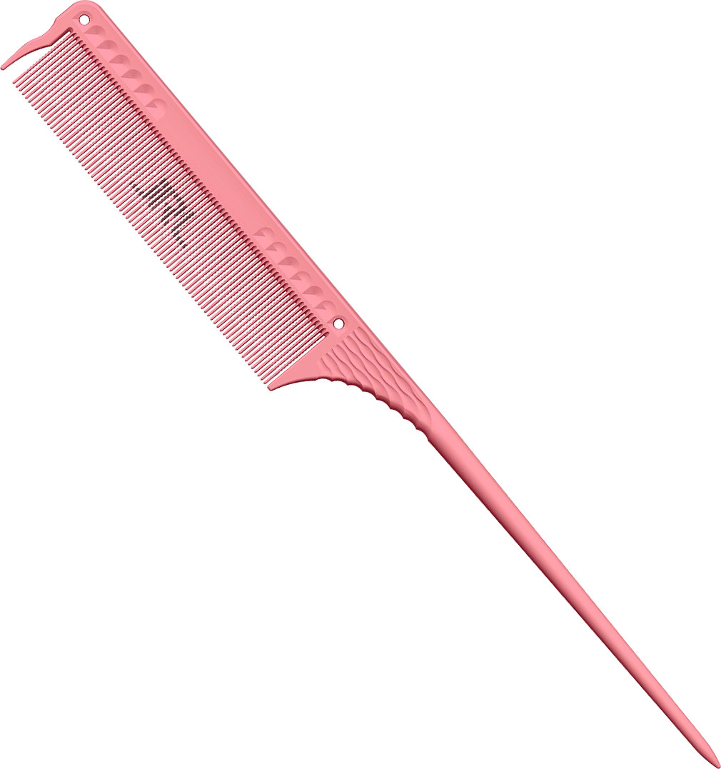  JRL Feinzahn-Stielkamm 8,5" Pink 