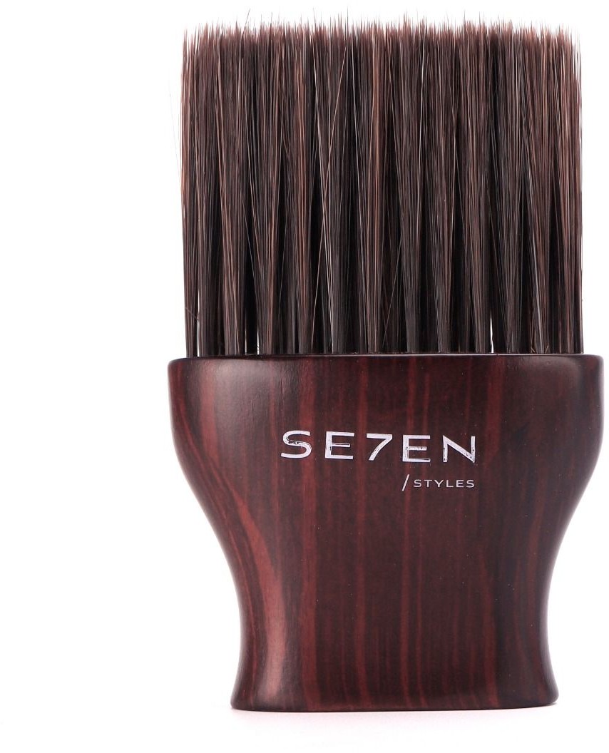  Se7en Styles Ovale Nackenb&uuml;rste aus dunklem Holz 