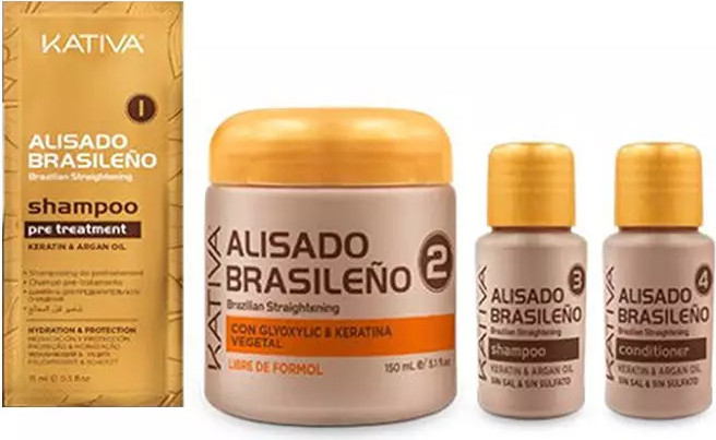  Kativa Brazilian Keratin-Haargl&auml;ttungs Kit 