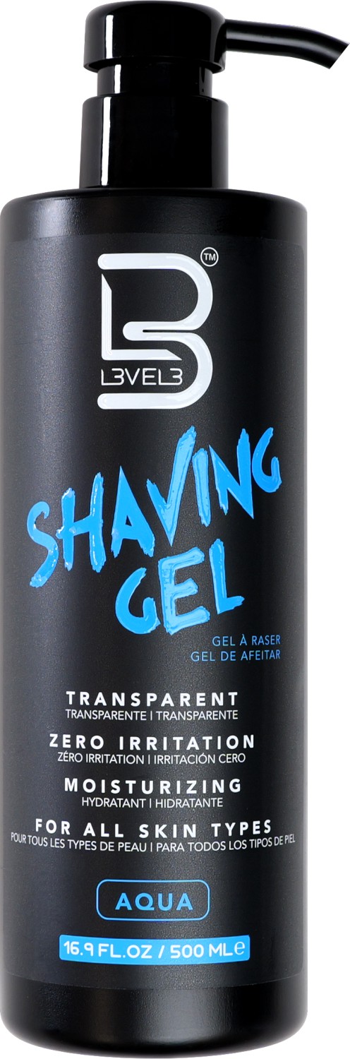  L3VEL3 Shaving Gel Aqua 500 ml 