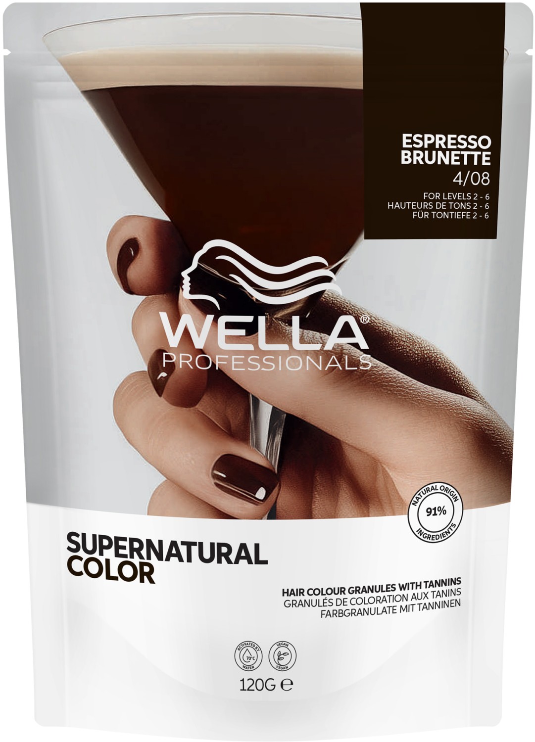  Wella Supernatural 4/08 Espresso Brunette 