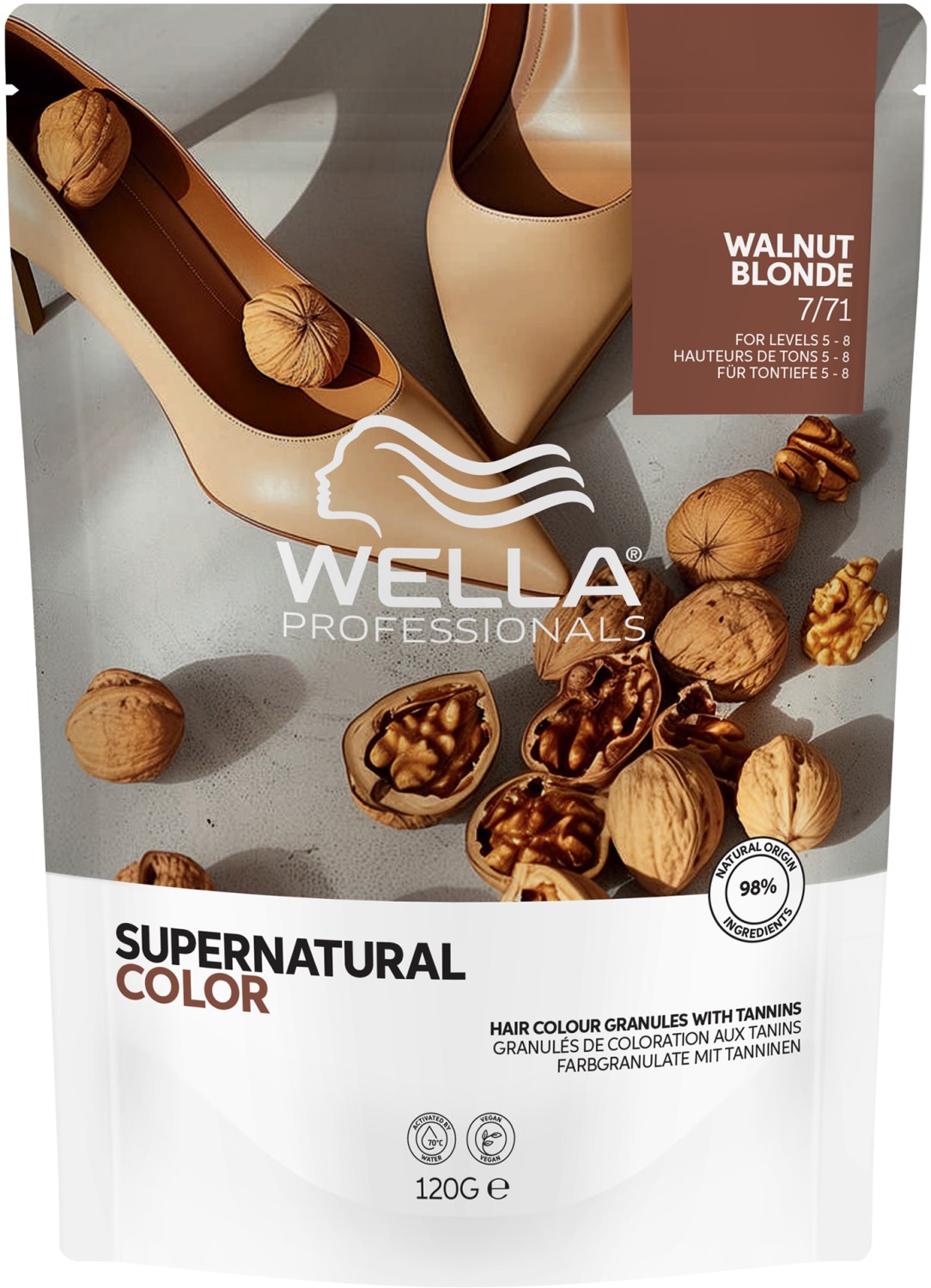  Wella Supernatural 7/71 Walnut Blonde 