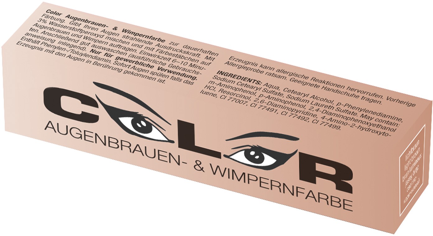  Comair Color Augenbrauen- & Wimpernfarbe lichtbraun 15 ml 