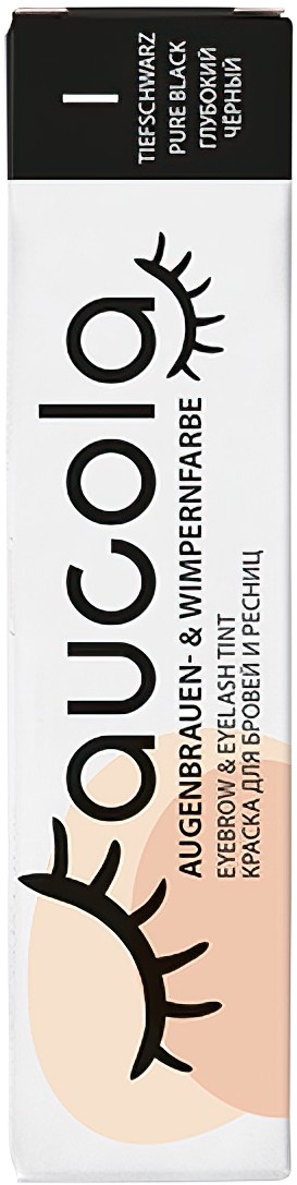  Aucola Augenbrauen - & Wimpernfarbe 1 Tiefschwarz 15 ml 
