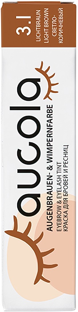  Aucola Augenbrauen - & Wimpernfarbe 3.1 Lichtbraun 15 ml 