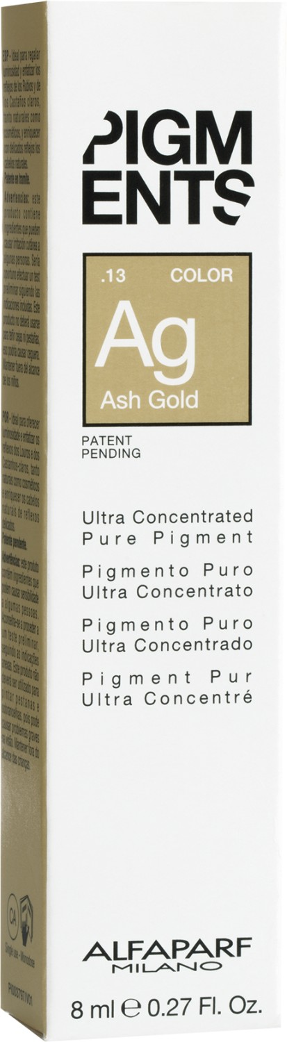  Alfaparf Milano Pigments Color Ash Gold 6x8 ml 