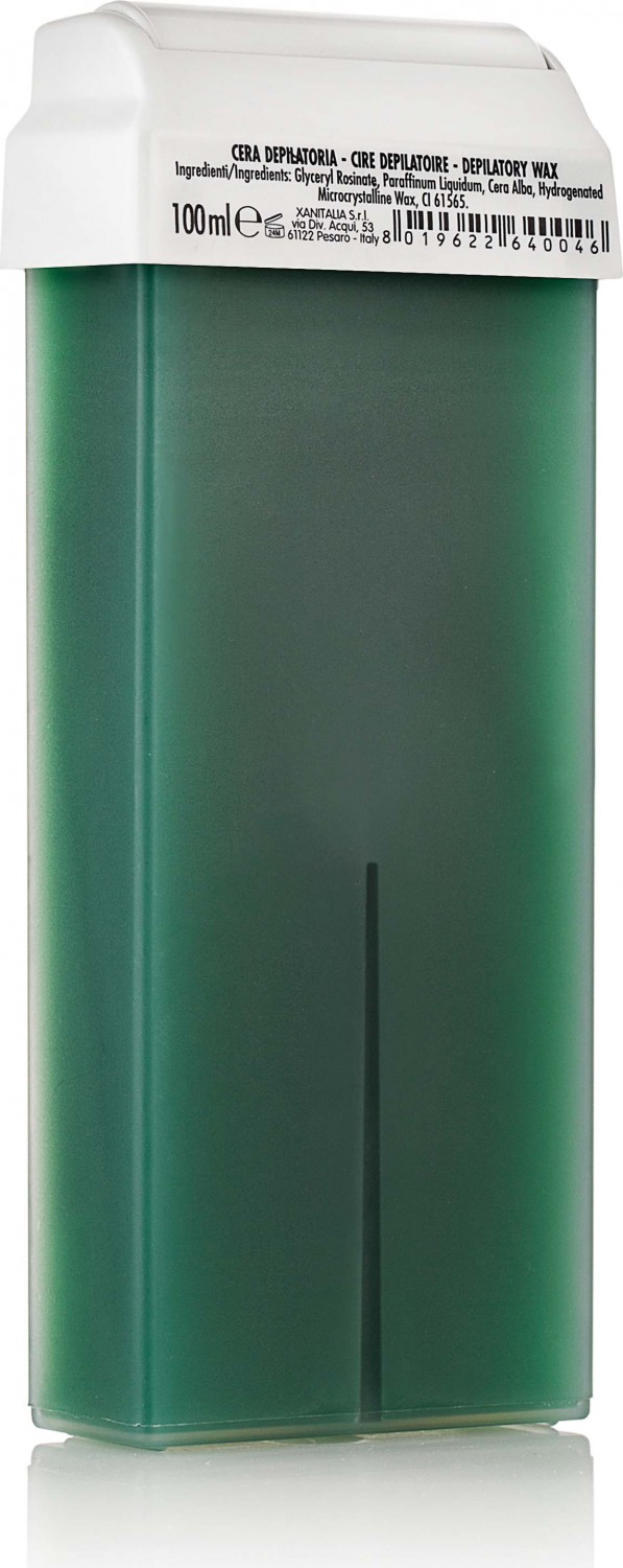  XanitaliaPro Fettl&ouml;slicher Enthaarungswachs Refill Wax Roll-On 100 ml Chlorophyll 