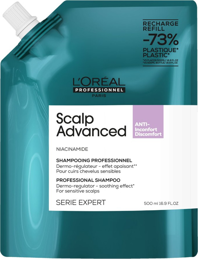  Loreal Anti-Discomfort Dermo-Regulator Shampoo Refill 500 ml 