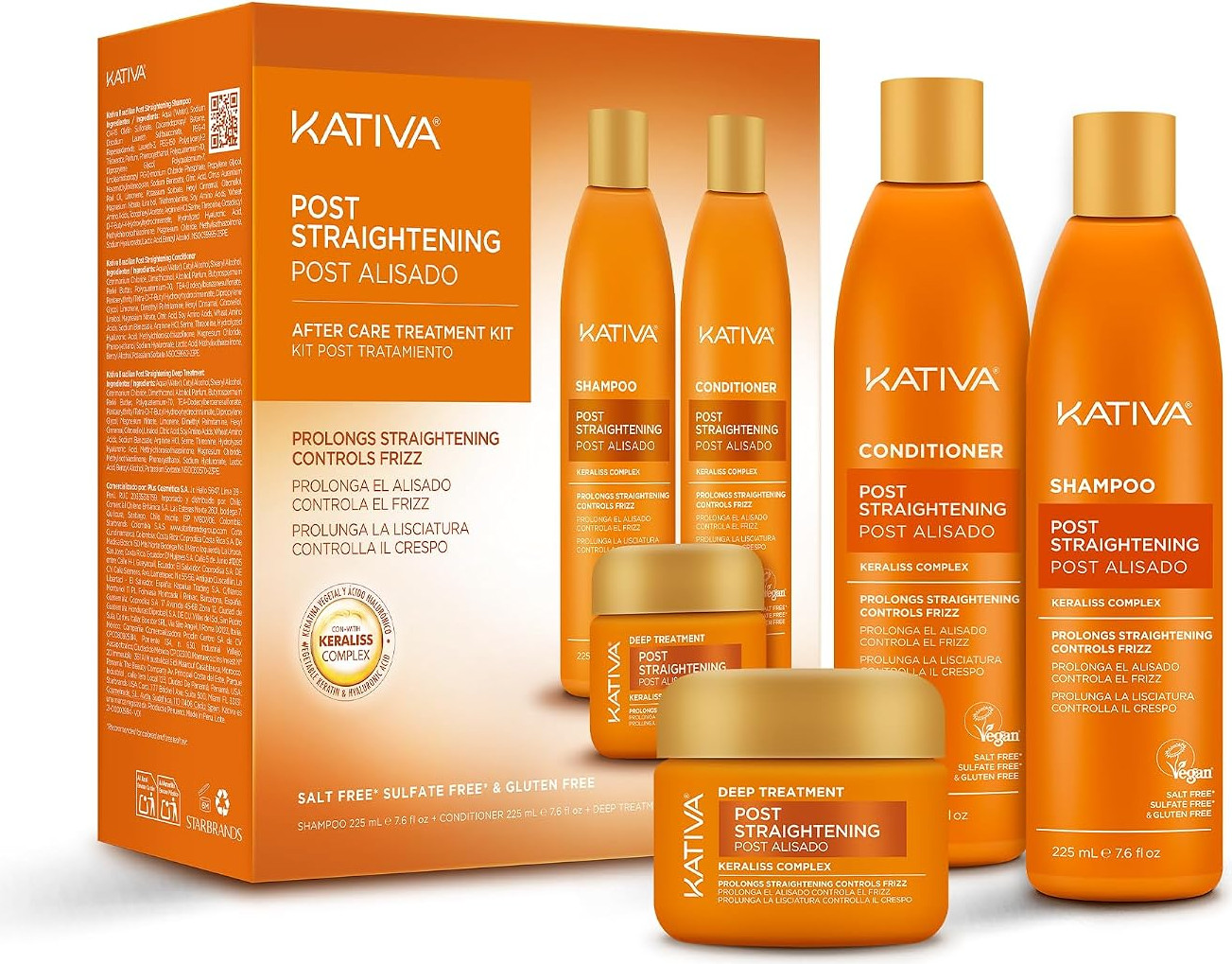  Kativa Post Straightening Keratin 3er-Kit 