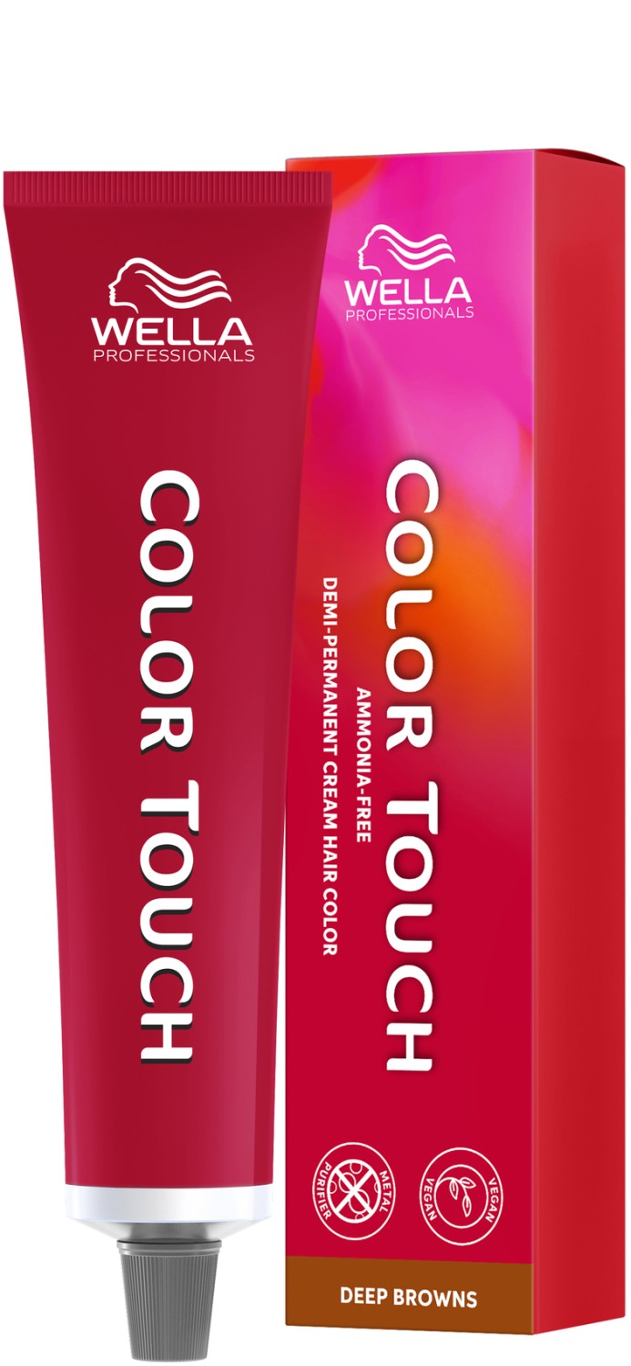  Wella Color Touch Deep Browns 7/75 Mittelblond Braun-Mahagoni 