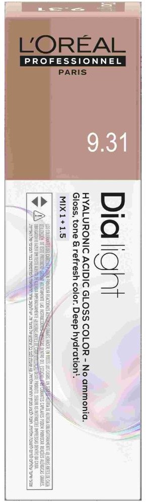  Loreal Dialight 10.32 Milkshake Platinblond Gold Iris&eacute; 