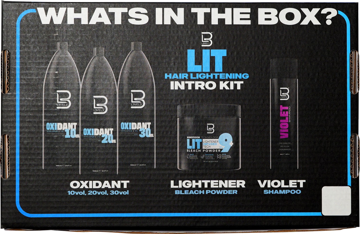  L3VEL3 LIT Haaraufhellungs-Einsteiger-Set 