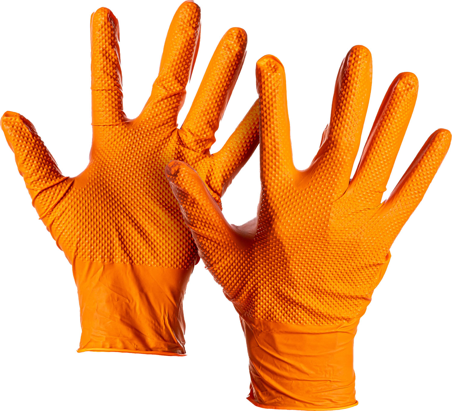  Ulith Nitril-Einweghandschuhe L orange 