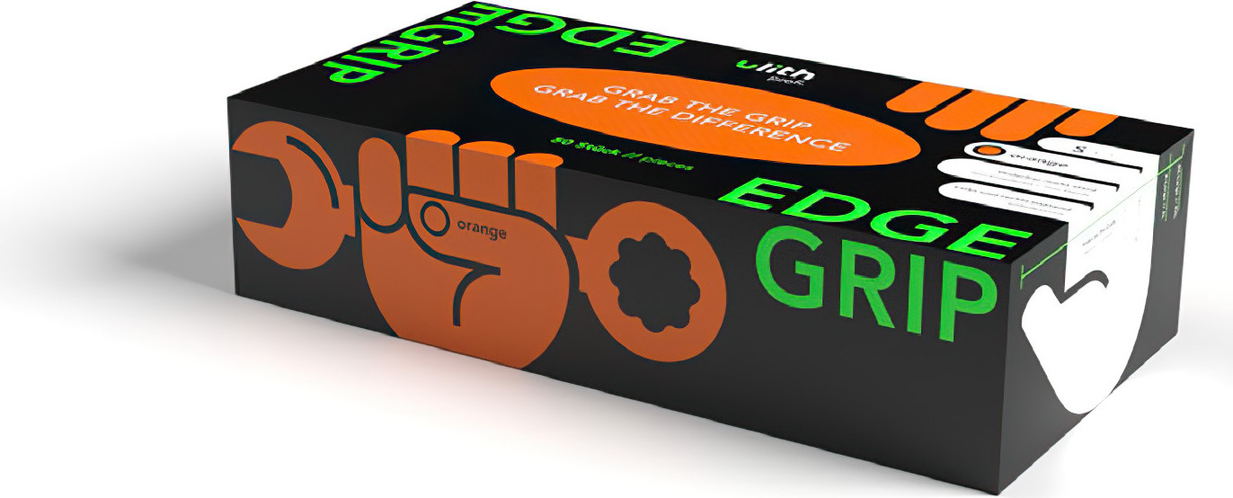  Ulith Nitril-Einweghandschuhe L orange 