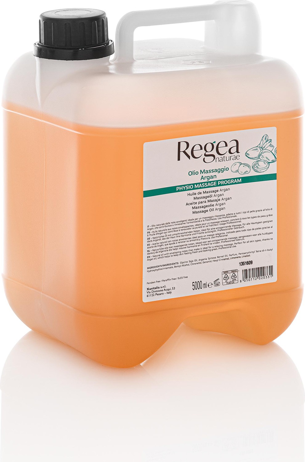  XanitaliaPro Regea Massage&ouml;l Argan 5000 ml 