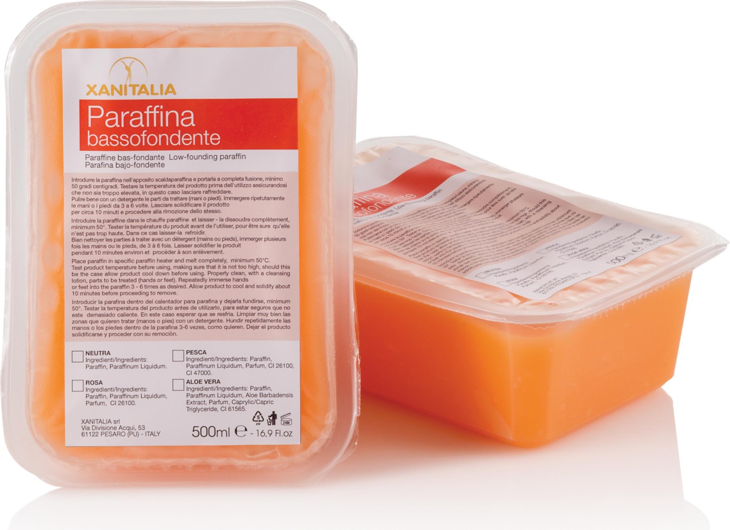  XanitaliaPro Niedrig schmelzende Paraffine 2 x 500 ml 